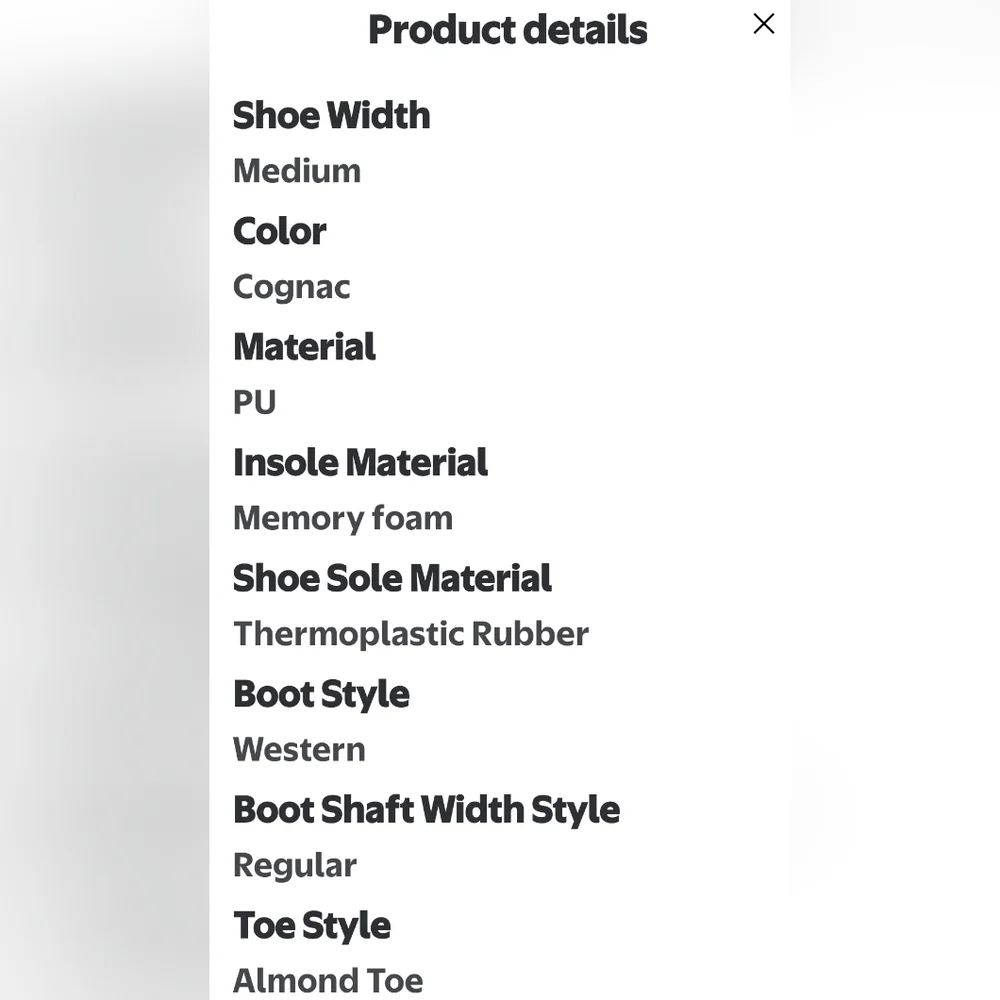 Time and True Women's Western Slouch Ankle Boots size 8 - Picture 8 of 9